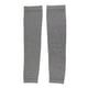 thumbnail image 2 of 1 par de calcetines suaves de invierno de forro polar hasta la rodilla para mujer y niña, calentadores de piernas. gris, 2 of 8