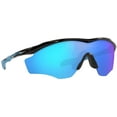 thumbnail image 5 of Oakley Mens Oo9343 M2 Frame XL Shield Sunglasses Polished Black/Prizm Sapphire 45 Millimeters, 5 of 5