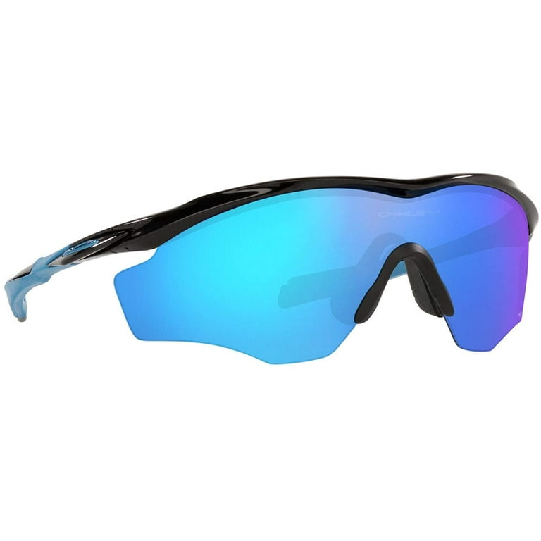 Oakley Mens Oo9343 M2 Frame XL Shield Sunglasses Polished Black