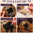 thumbnail image 5 of Halloween Pearl Art Kits for Adults Pearl Diamond Art Diy Kits Halloween Decorations DIY Pearl Painting Kit for Adults & Beginners(Black cat), 5 of 8
