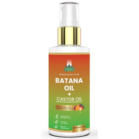 Batana Oil With  Castor Oil for Hair Growth