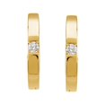 thumbnail image 2 of 14k Yellow Gold .07 Dwt Polished Diamond Earrings Stud Earring for Women, 2 of 2