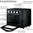 thumbnail image 3 of Horno Eléctrico de Convección YOU Freidora De Aire Y Tostador 32 Litros 230°C 1700W, 3 of 7
