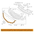 thumbnail image 3 of CAPA For 13-16 Mazda CX-5 Front Lower Grille Trim Molding Garnish KD53507J1A, 3 of 5