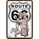 thumbnail image 1 of Placa Metal Vintage Pintura Hierro Rectangular para Gasolina Arte La Pared 20x30cm, 1 of 9