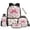 Pink Boot Bow, variant on Bulopur Camo Pink Bow Kids Backpack Set 5 Pcs Soft Book Bag with Lunch Bag, Pencil Case, Water Bottle Cover and Wrist Strap for Country Girly Girls Ages 6-12
