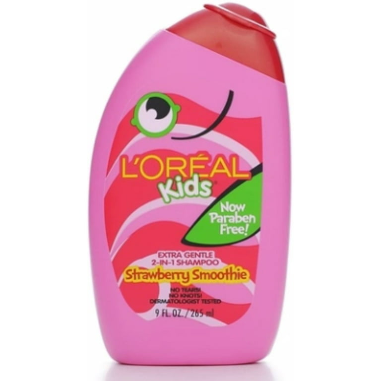ledningsfri peregrination Overvåge L'Oreal Kids 2-in-1 Shampoo Strawberry Smoothie 9 oz - Walmart.com