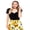 Black, variant on Womens Bavarian Dirndl Blouse Waitress Costume Renaissance Crop Top, Burgundy, Small