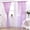 Purple, variant on Sheer Curtains Willow Branch Glue Flower 78" Long 2 Panels Set - Girls Bedroom, Living Room, Nursery & Kids Room Rod Pocket See-Through Printed Drapes. Blue