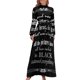 thumbnail image 1 of Vestido largo con letras negras vestidos de verano vestidos de mujer vestidos de fiesta vestido de fiesta 2024, 1 of 5