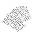 thumbnail image 1 of Maoww 9piece Elegant And Easy-to- Black Transparent Sticker For Bathroom Container Suitable For Various 1Set, 1 of 6