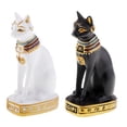 thumbnail image 5 of Ancient Goddess Cat Bastet Pharaoh Figurine Statue Decoration - Black, 5 of 10