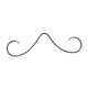 thumbnail image 3 of Anillo para la nariz, bigote y tabique, regalo único, creativo, portátil, joyería de moda para piercings. Negro, 3 of 9