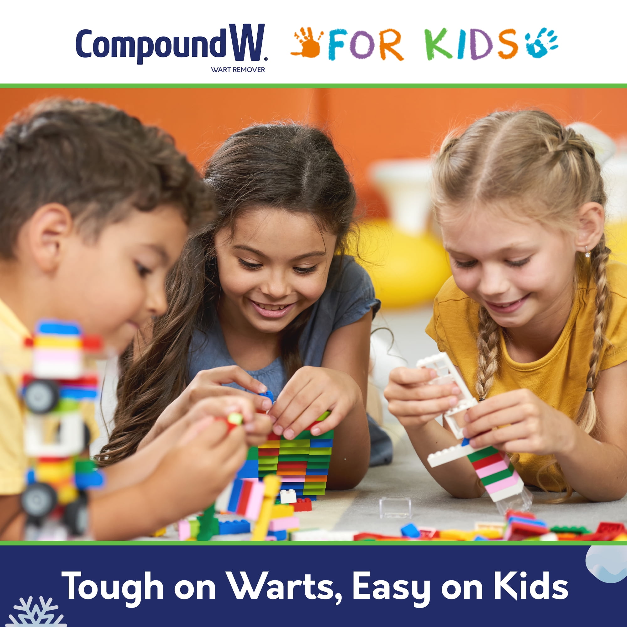 Compound W Freeze Off for Kids Wart Remover, 15 Applications 18 Skin Shield Discs, For Common and Plantar Wart Removal