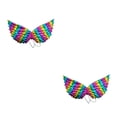 thumbnail image 3 of Kearding Lovely Fairy Wing Butterfly Wing Prop for Carnival Costume Vistoso 43cm 2Conjunto, 3 of 6