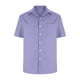 thumbnail image 5 of Mens Manga Corta Botón Abajo Camisas Cuello de Vuelta Color Sólido Casual Blusa, Moda Verano Poliéster, 5 of 9