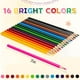 thumbnail image 2 of Lápices de colores Yegeer 288 unidades, 16 colores surtidos, 2 of 5