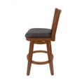 thumbnail image 3 of Boraam 51729 29 in. Broadmoor Swivel Bar Stool, Walnut, 3 of 4