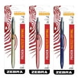 thumbnail image 2 of Zebra Sarasa Grand, Retractable Gel Ink Pen, Gold Barrel, Medium Point, 0.7mm, Black Ink, 1-Count (3, Gold, Navy, Rose Gold), 2 of 2