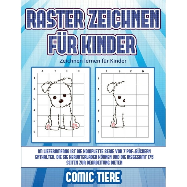 Zeichnen Lernen Fur Kinder Zeichnen Lernen Fur Kinder Raster Zeichnen Fur Kinder Comic Tiere Dieses Buch Bringt Kindern Bei Wie Man Comic Tiere Mit Hilfe Von Rastern Zeichnet Paperback Walmart Com