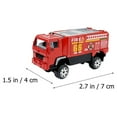 thumbnail image 2 of ROMANSENTIAL 1 Set Emergency Vehicles Toy Set Red Alloy for Kids Home Decor, 2 of 6