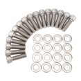 thumbnail image 2 of Cylinder  Kit, Cylinder Head  Set High Temperature Resistance Rust Proof Polished   for BBC 348 396 402 Engines, 2 of 8