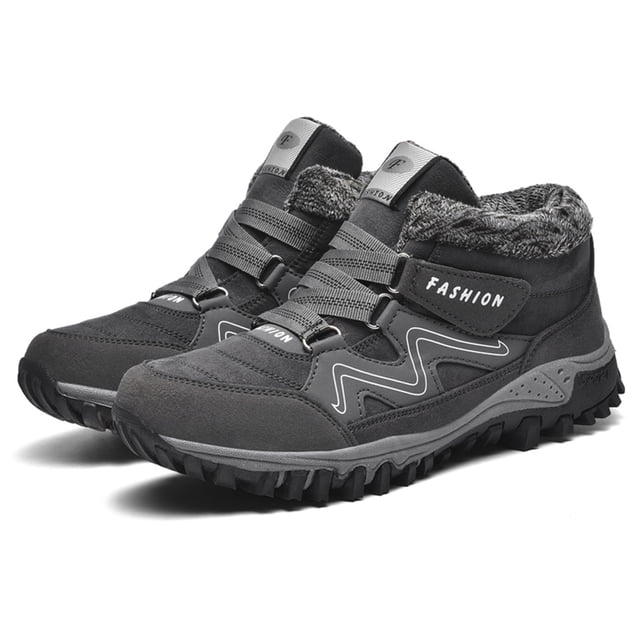 Zapatos de senderismo casuales Wdftyju invierno Felpa gris oscuro 40
