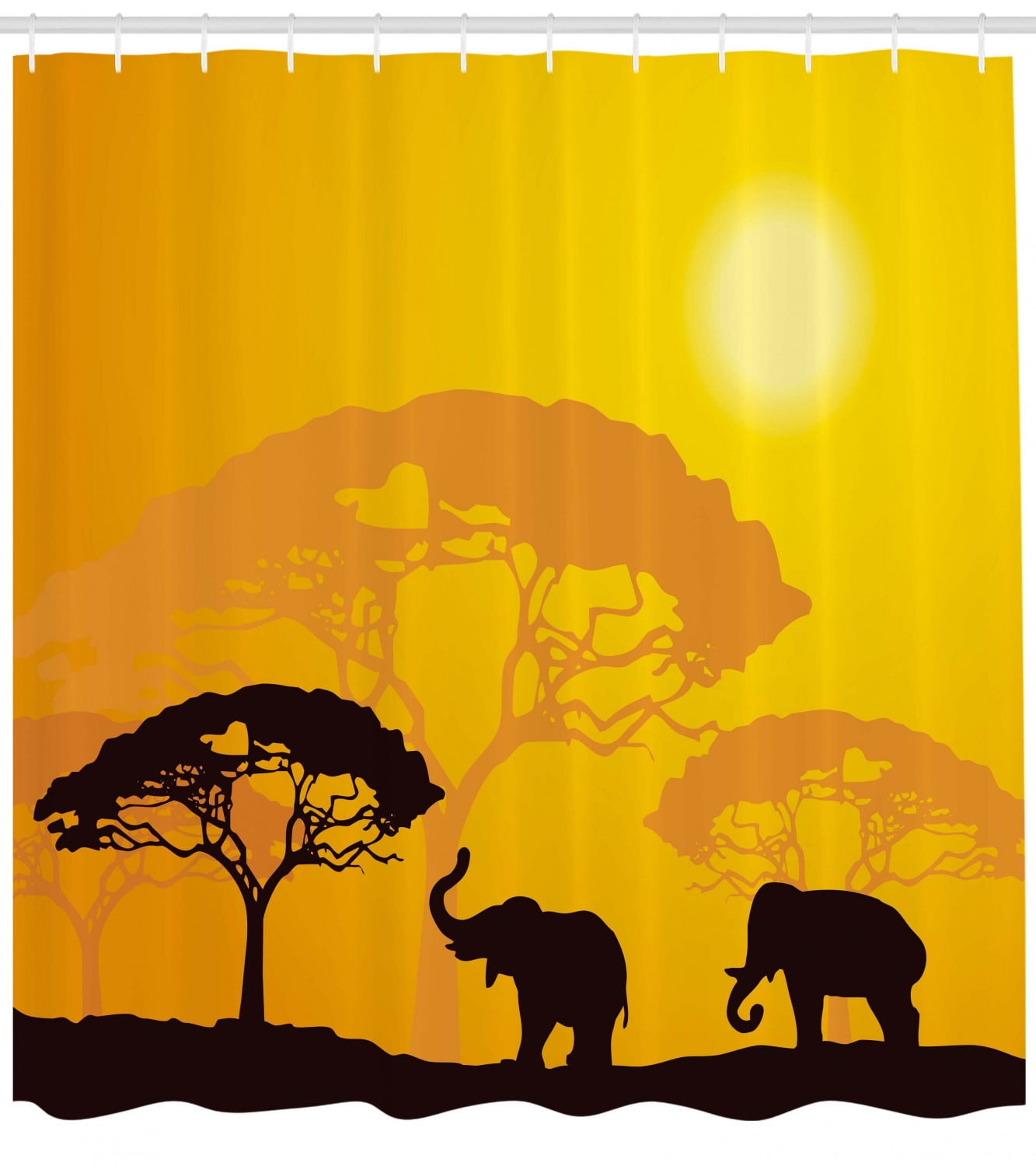 Safari Shower Curtain African Wildlife Tiendamia Com