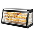 thumbnail image 1 of VEVOR 3-Tier Commercial Food Warmer Display Countertop Pizza Cabinet with Light, 1 of 9