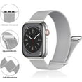 thumbnail image 3 of KOMI 2Pack Milanese Loop for Apple Watch Band 40mm 41mm 38mm 44mm 45mm 49mm 42mm iwatch band Women Men,Stainless Steel Mesh Magnetic Strap for Apple watch Ultra/2 Series 9 8 7 6 5 4,SE 2nd Generation, 3 of 7