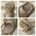 thumbnail image 5 of MKHSQHDG Sandals Kids Size 2.5 Middle Big Kids Boys Girls Sandals Summer Open Toe Non Hundred Shoes Daily School Wear 4-4.5 Years, 5 of 8
