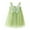 Green, variant on Odeerbi Cute Tulle Dresses For Girls Baby Toddler Summer Mesh Elegant Butterfly Wing Suspenders Dress Skirt Purple