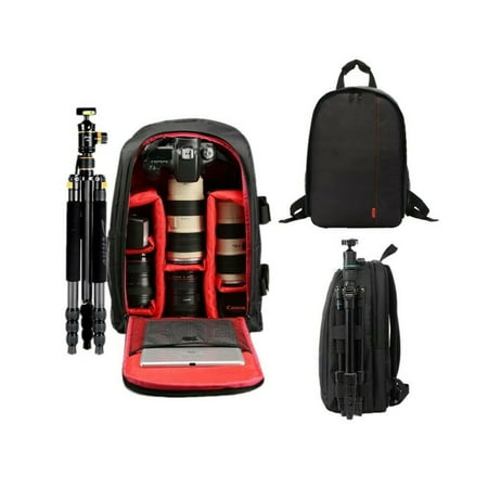 Fysho Waterproof SLR DSLR Camera Bag Shockproof Case Backpack-Rucksack For (Best Dslr Camera Bag)