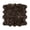 Chocolate, variant on 6 X 6 Dusty Rose Faux Fur Washable Non Skid Area Rug