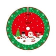 thumbnail image 6 of FlareFable 47Inch Colorful Christmas Tree Skirt Decorations, Tree Skirt Round Xmas Cover for Christmas Party Mat Indoor, Holiday Winter Home Christmas Decorations, 6 of 51