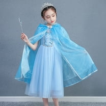 Princess Hooded Cape Cloaks Costume for Girls Dress Up