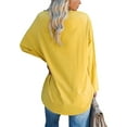 thumbnail image 2 of Sherrylily Women Long Sleeve Oversized T Shirts Loose Casual Tunic Tops S-2XL, 2 of 3