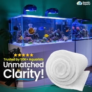 Aquatic Experts - FilterFirst Aquarium Filter Pad Media Roll Crystal Clear Water, 12 by 72 x .75