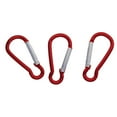 thumbnail image 3 of 5x 20 Piezas Mosquetón Clip Aluminio D Clips de Resorte Pequeño Llavero Mosquetones Clip para Acampar Al Aire Libre Ganchos de Bloqueo Cadena de Resor 5 piezas, 3 of 10