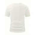 thumbnail image 2 of Men's Trendy Graphic Print T-Shirt - "Forgive Him Father" Design, Black Casual Summer Tee, 100% Cotton, Round Neck, High Street Style, Versatile for Casual Attire, 2 of 6