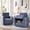 Classics Blue, variant on Ebello Swivel Accent Chair with Hidden Storage, 360° Swivel Plush Fabric Upholstered Arm Chair for Living Room Reading, No Assembly, Blue (1-Pack)