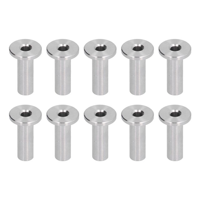 Manchons Protecteurs à Oeillets, Manchons Protecteurs pour Rambarde à Câble Résistants aux Intempéries pour Applications Intérieures et Extérieures. pour Bricolage 1/8,3/16