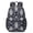 Paisley and Damask Black Pattern-1, variant on Paisley and Damask Purple Pattern 17" Waterproof Oxford School Backpacks for Teens, S-Shape Padded Straps, for School, Travel, Hiking, Camping
