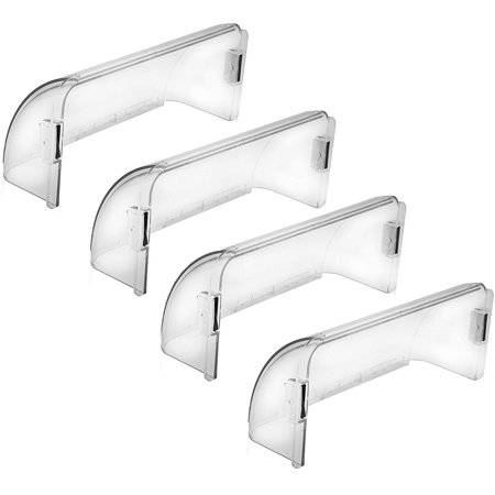 Ceiling Register Air Deflector - Home Intuition Adjustable Magnetic Air Deflector for Sidewall and Ceiling Registers and Vents, 4 Pack