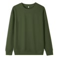 thumbnail image 4 of Sweatshirts for Boys Crewneck Pullover Long Sleeve Solid Fleece Fall Tops, 4 of 5