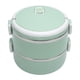 thumbnail image 2 of Fiambrera aislada, tecnología innovadora de la fiambrera del envase de comida del acero inoxidable portátil verde Jadeshay A, 2 of 8