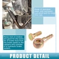thumbnail image 3 of Unique Bargains 2 Set Car Oil Cooler Screw Ball Head Adapter Turbo Brake Line Bolt Adapter M8x1.25 with Washers, 3 of 7