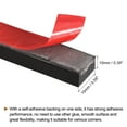 thumbnail image 3 of Uxcell 0.6"W x 3/8"T x 10'L Adhesive Rubber Strips Solid Neoprene Rubber Strips Sheet, 3 of 6