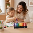 thumbnail image 4 of Marker Holders (5 Pack): Silicone Organizers for Broad Tip Markers, Prevent Lost Lids, Portable, Value Family Size, Dishwasher Safe, 4 of 4