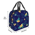 thumbnail image 6 of Insulated Lunch Bag for Women Men ,Christmas Berry Reusable Cute Lunch Bags for Picnic School Work Office Christmas Berry, 6 of 8